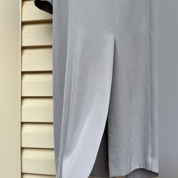 Lavish Alice grey vintage long sawn in ties coat w/free panels, fabulous, XS - Picture 11 of 13